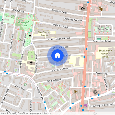 Princess May Road, Newington Green, London, N16