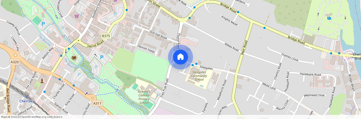 Horsell Court, Stepgates, Chertsey, Surrey, KT16