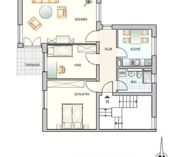 Sofort bezugsfreie Wohnung mit Terrasse in modernisiertem Gebäude! - Photo 2