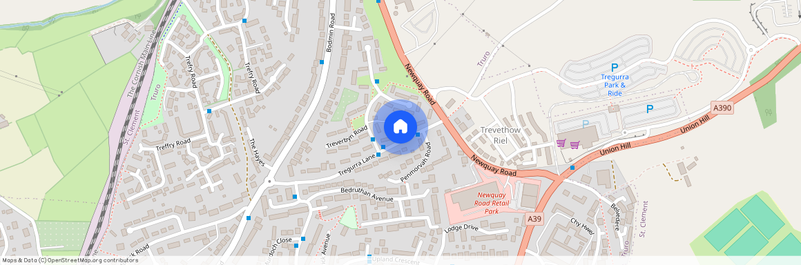 Tregurra Lane, Truro, Cornwall