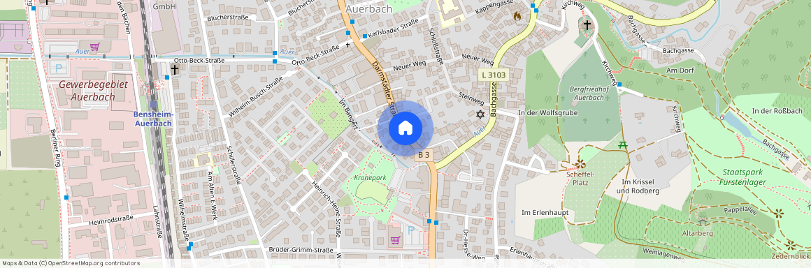 64625, Bensheim Auerbach Bensheim