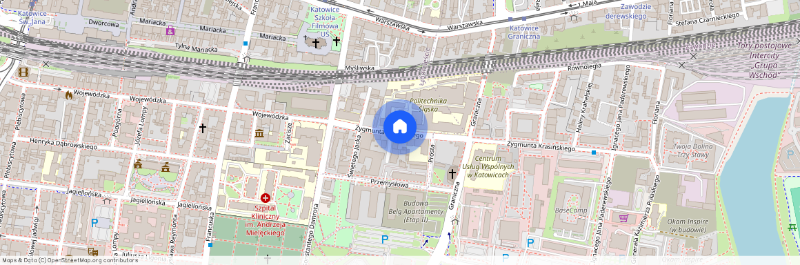 ul. Zygmunta Krasińskiego, Osiedle Paderewskiego-Muchowiec, Katowice, śląskie