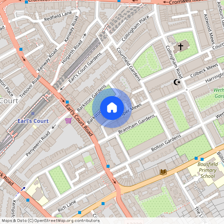 Barkston Gardens, South Kensington, London, SW5