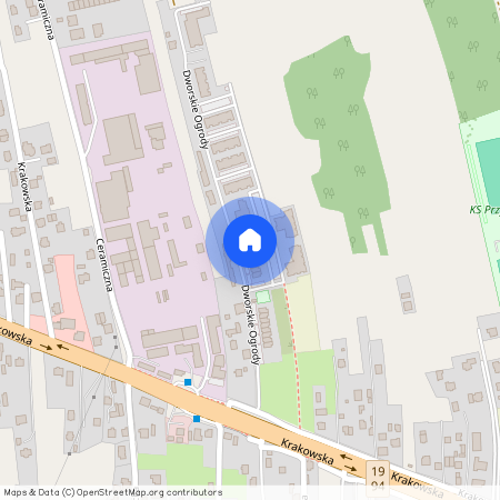 ul. Dworskie Ogrody, Przybyszówka, Rzeszów, podkarpackie