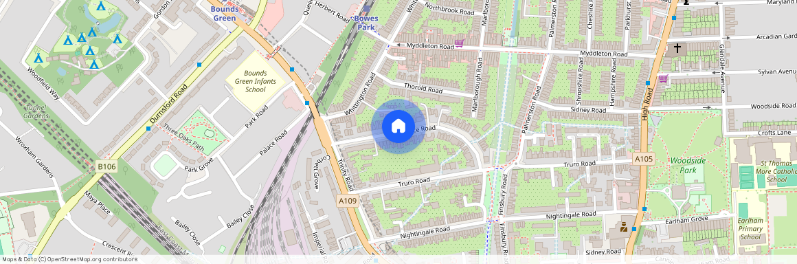 Clarence Road, Wood Green, N22