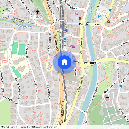 8134, Adliswil, Rebweg, 8