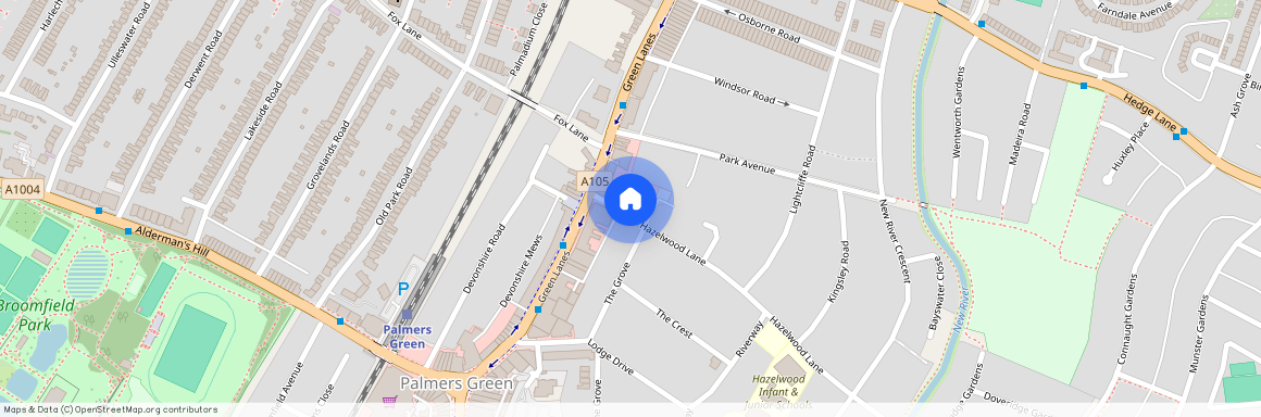 Hazelwood Lane, Palmers Green, London N13