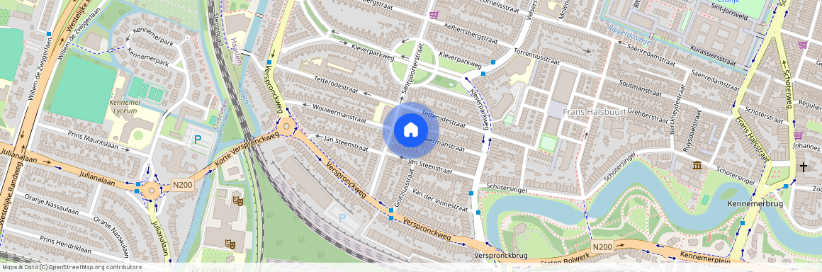 Kleverpark-zuid, 2023 XC, Wouwermanstraat, Haarlem