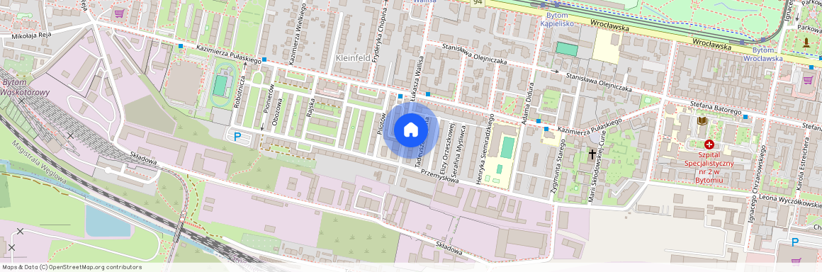 Centrum, ul. Łukasza Wallisa, Bytom