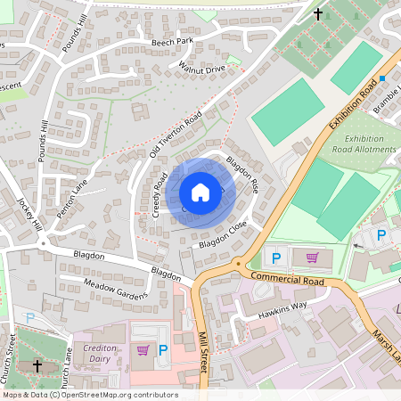 Creedy Road, Crediton, EX17