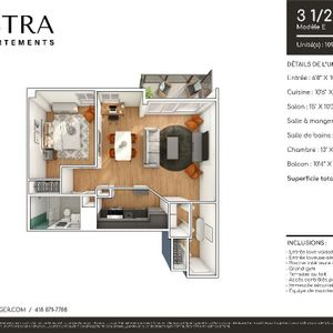 3 ½ meublé quartier Saint-Jean-Baptiste - Moderne - Entièrement équipé - Photo 2