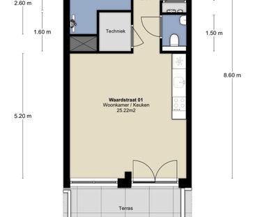 Appartement te huur: Waardstraat 1 5701 RP Helmond - Photo 1