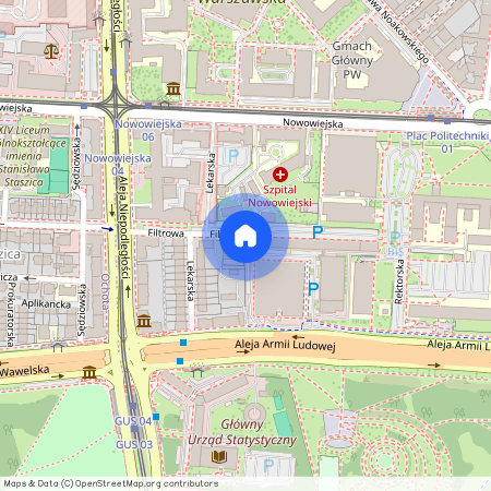 Warszawa, Śródmieście, Filtrowa