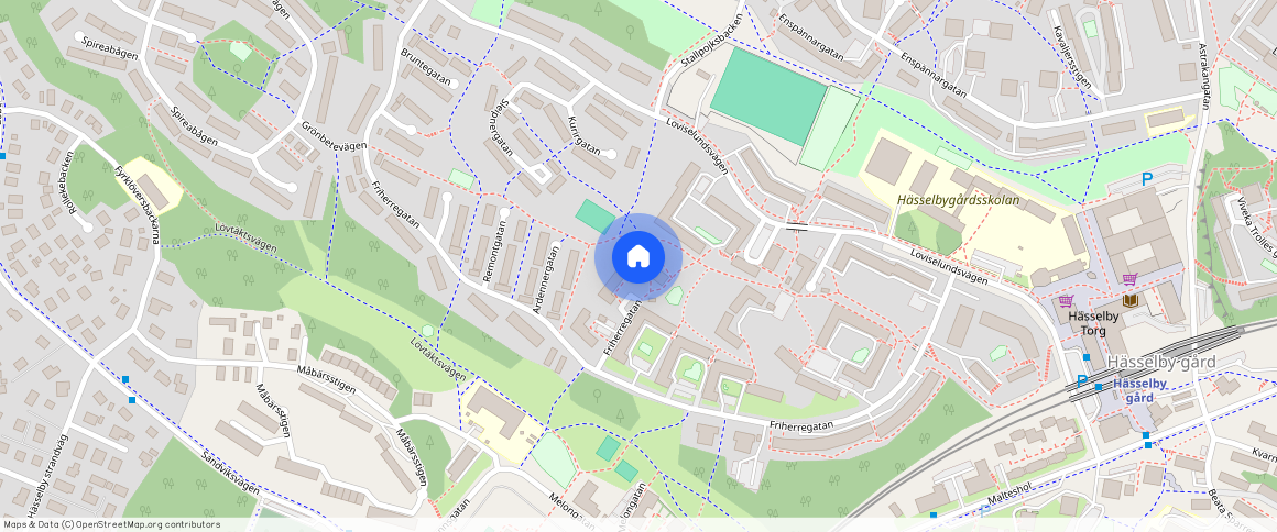 Friherregatan **, Hässelby Gård