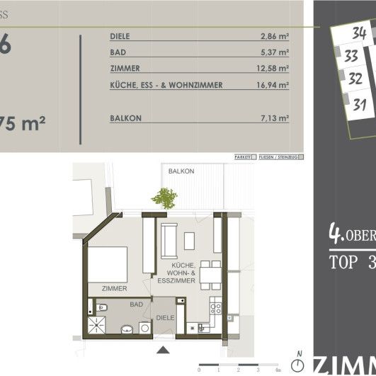 Traumhafte 2-Zimmer-Neubauwohnung mit herrlichem Balkon und bester Verkehrsanbindung - Foto 1