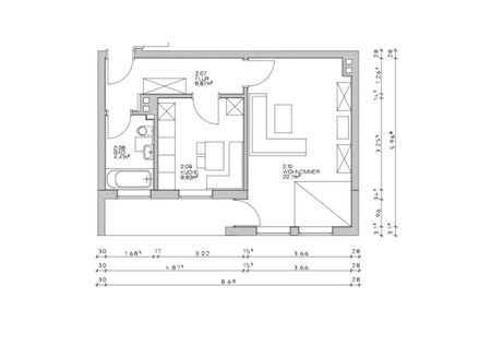 1,5 Zimmer Wohnung mit Balkon und Einbauküche - Photo 3