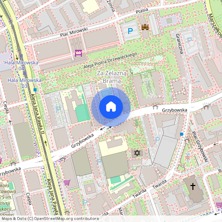 Grzybowska 12, Warszawa, Śródmieście, Śródmieście Północne