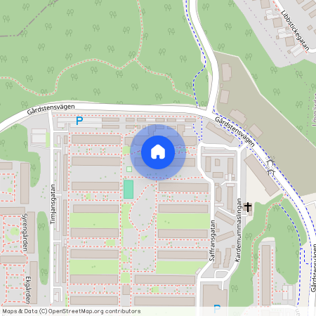 Gårdstensberget, Göteborg, Västra Götaland, Saffransgatan 9 .