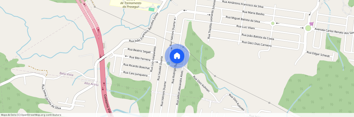 Rua Rodrigo Duarte, 320, Bela Vista - Palhoça