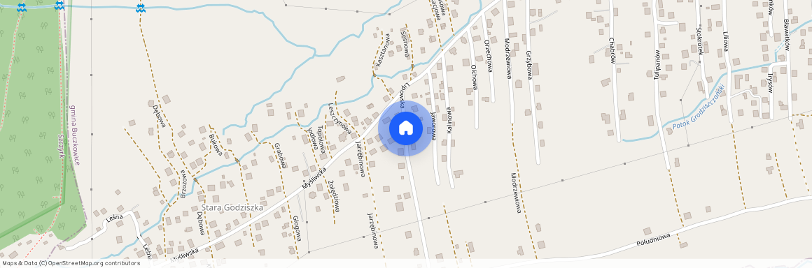 ul. Lipowska, Godziszka, Buczkowice, bielski, śląskie