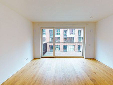 HafenCity: 2-Zimmer-Wohnung mit großem Balkon und Einbauküche zu vermieten - Foto 2