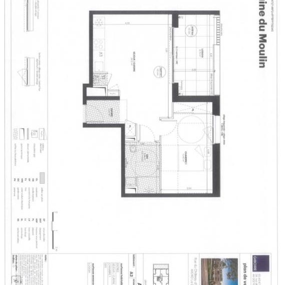 Appartement T2 à louer La Chapelle Sur Erdre - 44 m² - Photo 2