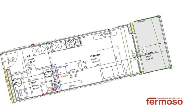 Moderne 1-Zimmer-Wohnung mit Loggia – kompakt, stilvoll und urban - Foto 1