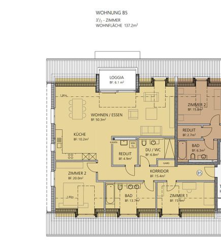 3.5 Zimmer, 137 m² - Foto 2