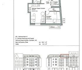 Neubau-Dachgeschosswohnungen mit Fahrstuhl - Photo 1