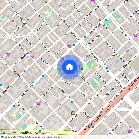 Λόφος Φιλαρέτου, Καλλιθέα