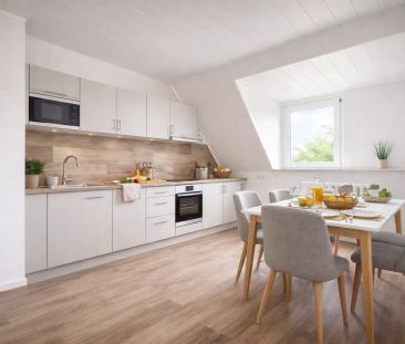 Ca. 51 m² große 2-Zimmer-Dachgeschosswohnung mit Tageslichtbad in H... - Photo 3