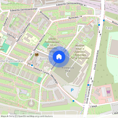 Niebuszewo, ul. Kazimierza Królewicza, Szczecin