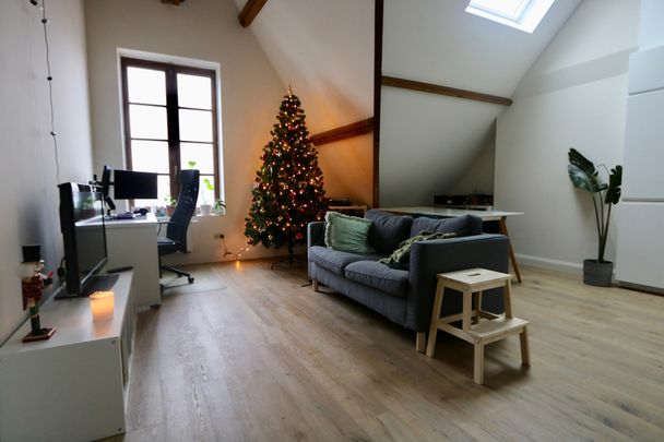 Een knus dakappartement met 1 slaapkamer op de Markt van Lokeren. - Photo 1