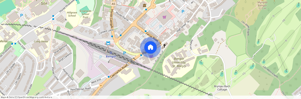 High Street, Bangor, Gwynedd, LL57