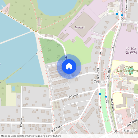 ul. Boczna, Czechowice-Dziedzice, Czechowice-Dziedzice, bielski, śląskie