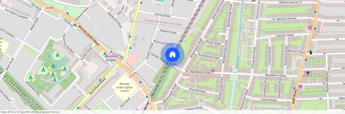 Myddleton Road, Bowes Park