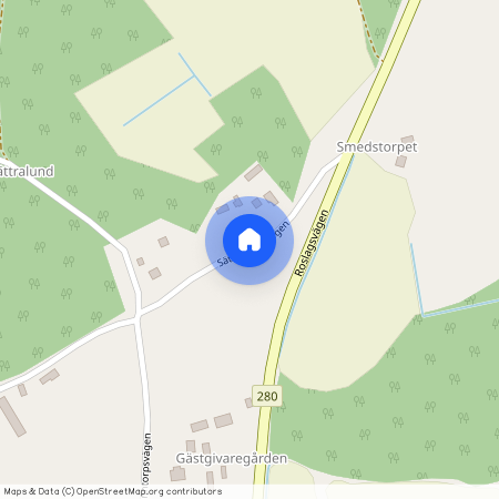 Sättralundsvägen, Edsbro