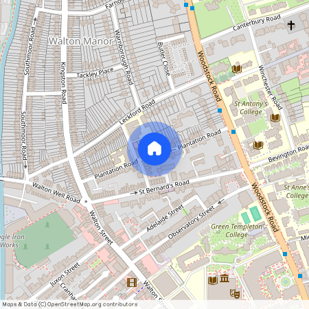 Plantation Road, Oxford, Oxfordshire