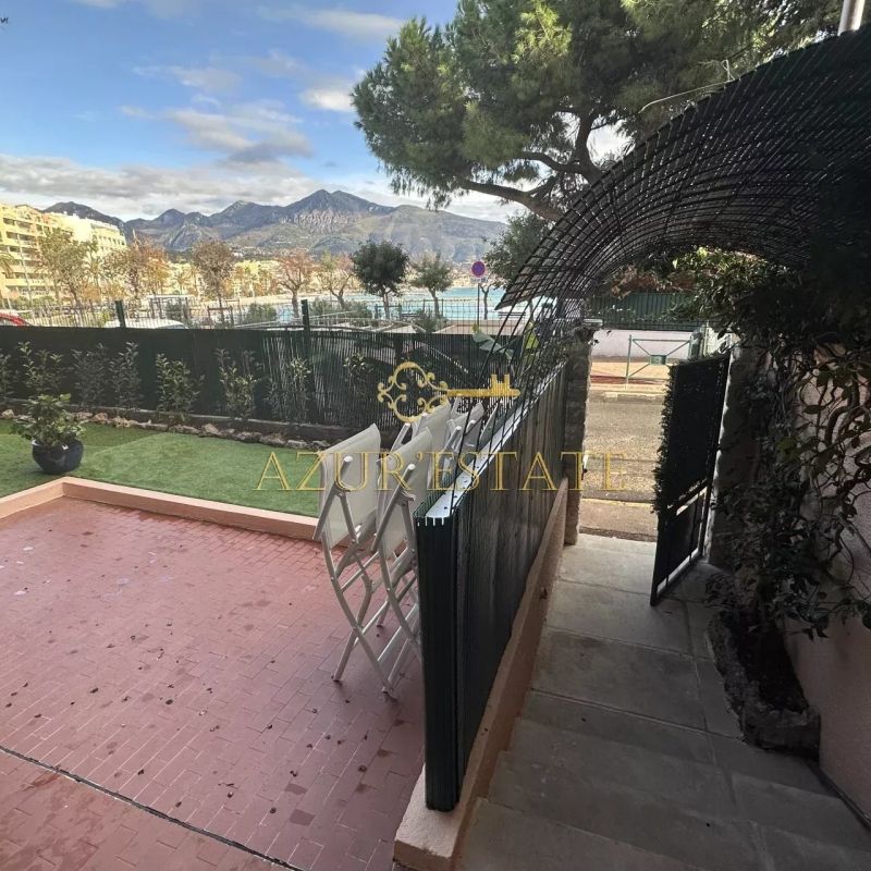 ROQUEBRUNE CAP MARTIN/CAP MARTIN : 2 PIECES MEUBLE AVEC JARDIN - Photo 1