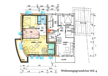 Gemütlich wohnen auf 71 m² mit 3 Zimmern, Balkon u. Stellplatz in Schopfheim-Wiechs - Foto 2