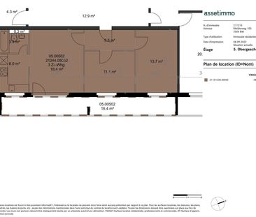 3-room apartment on the 5th floor - Foto 5