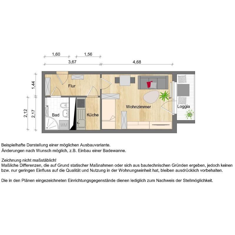 Top 1-Raum Single- oder Studentenwohnung - Photo 1