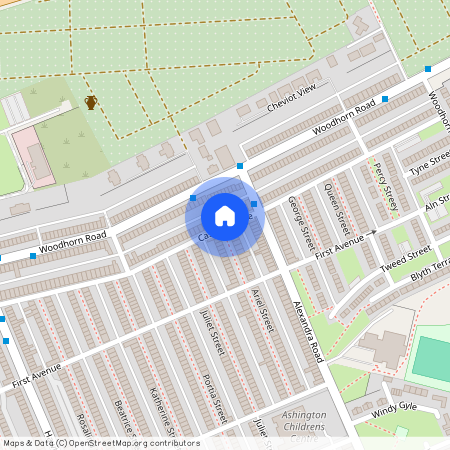 Castle Terrace, Ashington, Northumberland, NE63