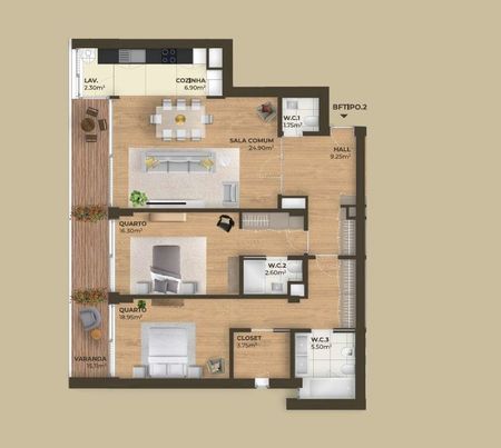 Apartamento T2 em Porto - Photo 3