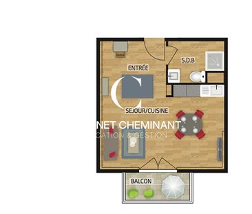 Location Appartement 1 pièce 36m² - Photo 5