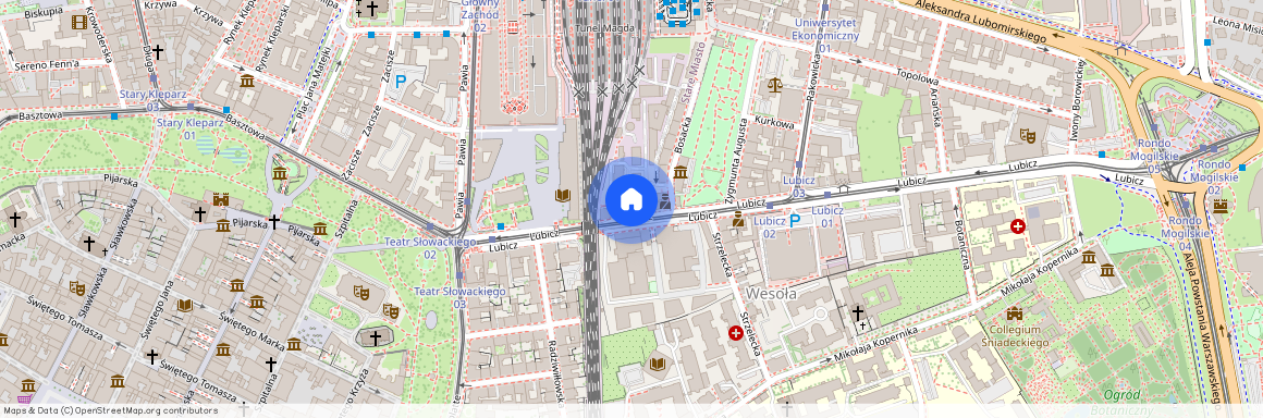 Śródmieście, Lubicz, Kraków