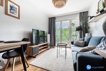 Ciche 2-pok z widokiem na zieleń*Stawowa*balkon - Zdjęcie 2