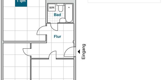 Für Sie zum Einzug bereit: 3-Zimmerwohnung in oberster Etage mit Balkon, Aufzug, Bad mit DUSCHE! - Foto 3