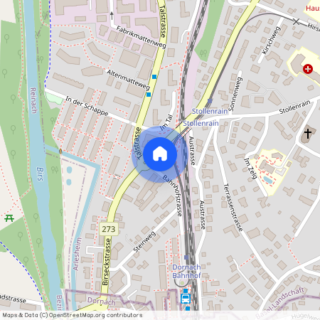 4144, Arlesheim, Bahnhofstrasse, 1