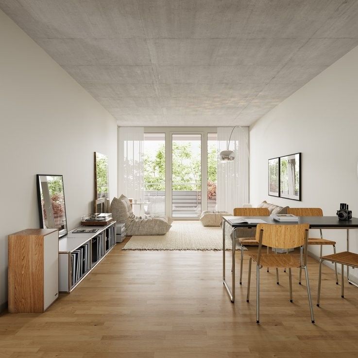 Moderne Architektur: 4.5-Zimmer-Wohnung im offenen Riegelbau - Foto 1